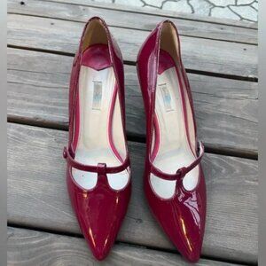 Leather Mary Jane Heels